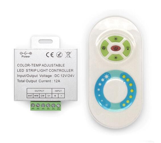 Color temperature dual output Controler For led strip light channel